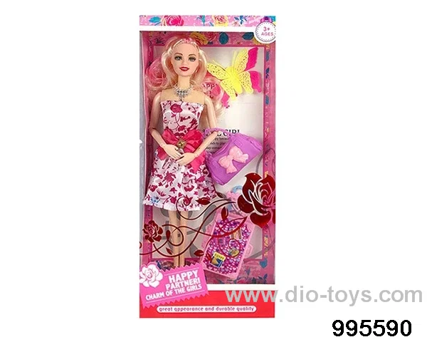 Barbie doll suit in window box