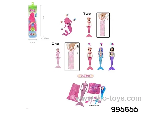 Barbie doll suit in bottle