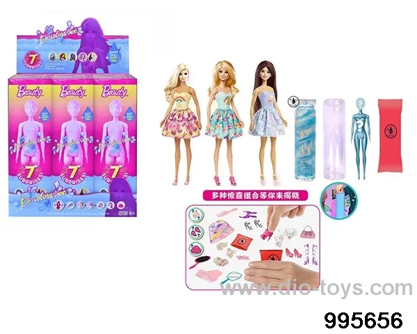 Barbie doll suit in bottle