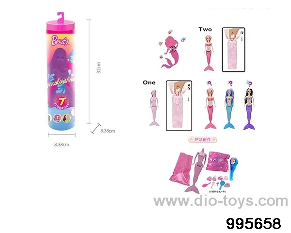Barbie doll suit in bottle