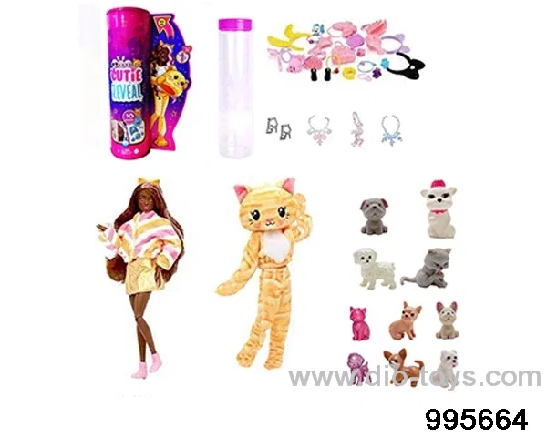 Barbie doll suit in bottle