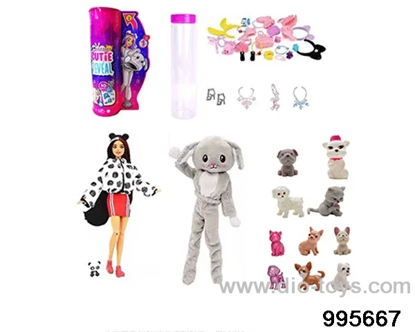 Barbie doll suit in bottle