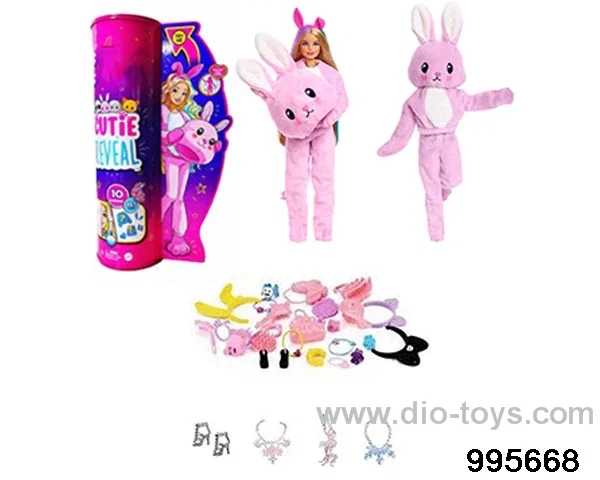 Barbie doll suit in bottle