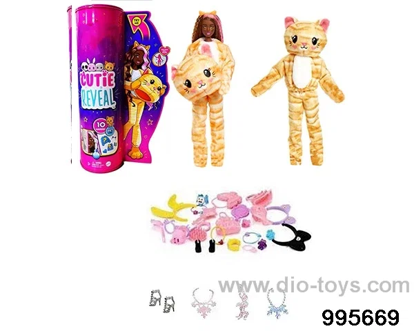 Barbie doll suit in bottle