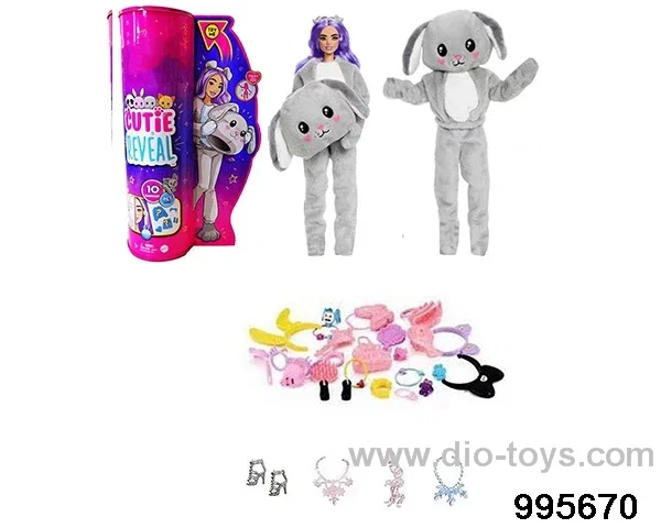 Barbie doll suit in bottle