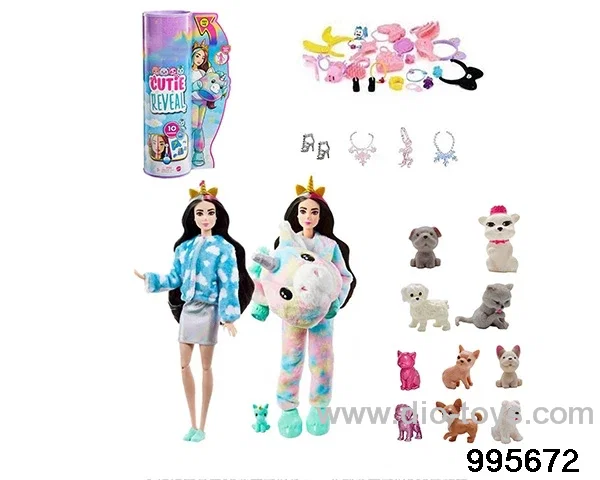 Barbie doll suit in bottle