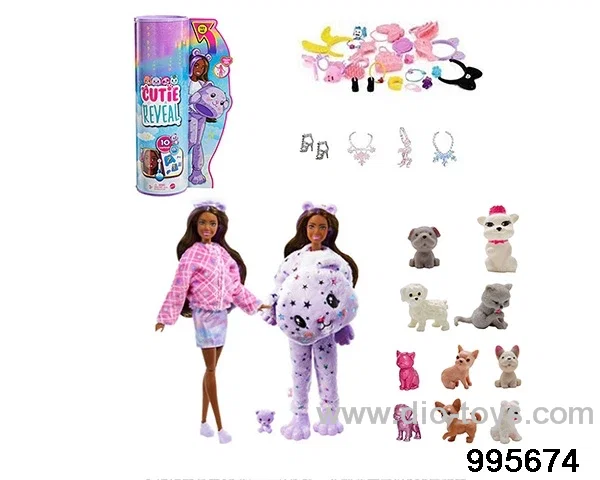 Barbie doll suit in bottle