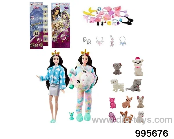 Barbie doll suit in bottle