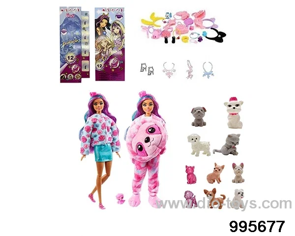 Barbie doll suit in bottle