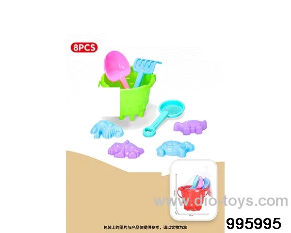 Beach toys in 8pcs Net bag