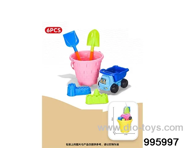 Beach toys in 6pcs Net bag