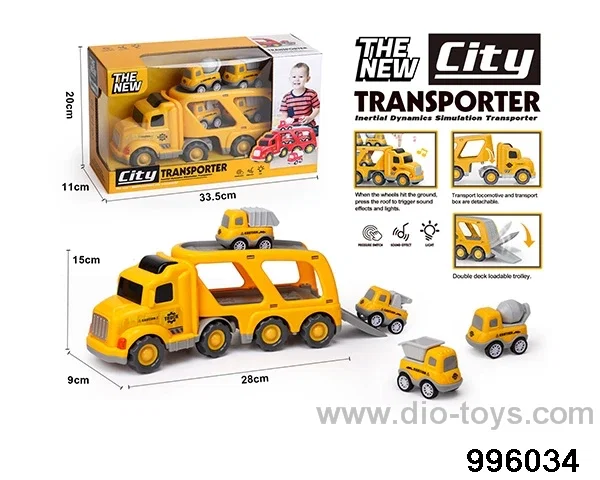 Audio-visual mini transport vehicle in window box