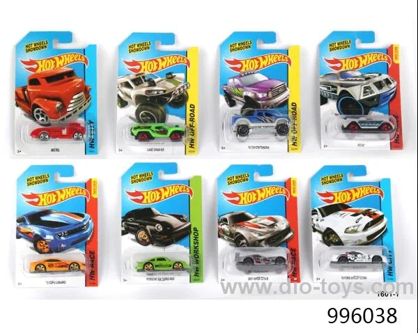 1:64 free wheel alloy car in blister card