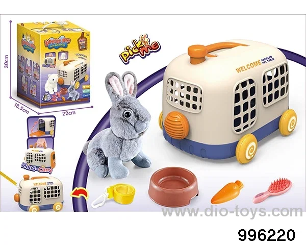 Pet bus cage suit in color box