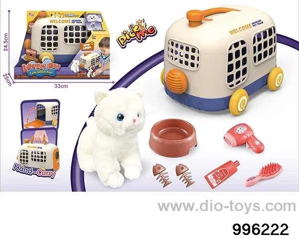 Pet bus cage suit in color box