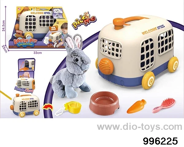 Pet bus cage suit in color box