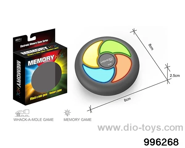 Memory game machine&ground mouse (round 4 keys) in display box
