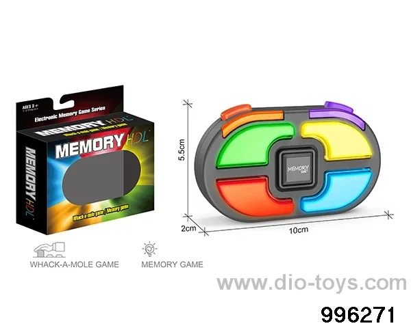 Memory game machine&ground mouse (oval 6 keys) in display box