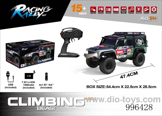 1:10 full scale off-road climbing vehicle