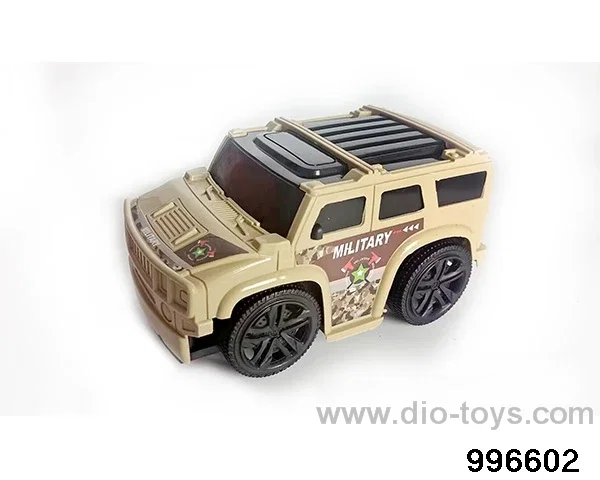 Q plate camouflage inertial car in opp bag
