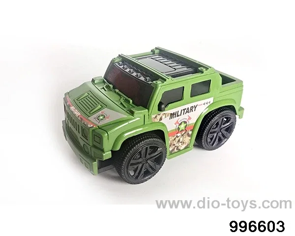 Q plate camouflage inertial car in opp bag