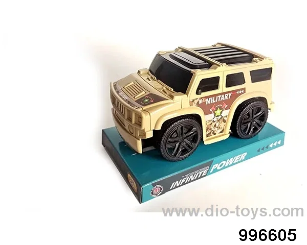 Q plate camouflage inertial car in PVC cover