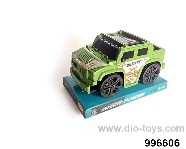Q plate camouflage inertial car in PVC cover