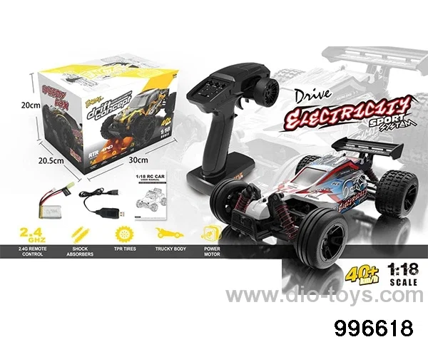1:18 full scale 4WD remote control high-speed semi-truck in box