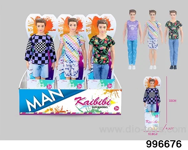 man in display box