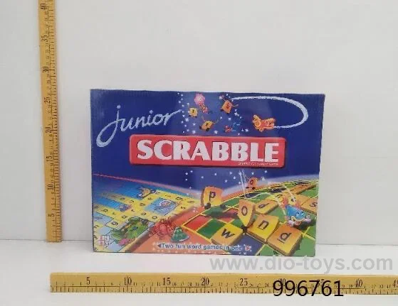Scrabble game in color box