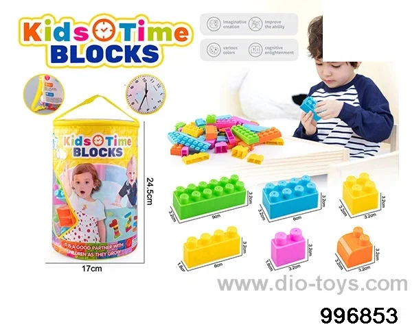 Building block toy in Hand bag
