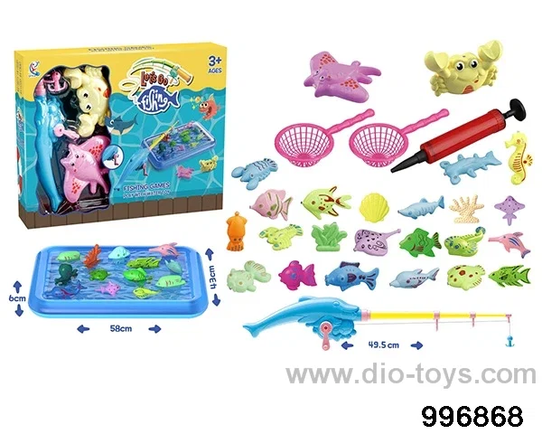 Luminous fishing square pool in color box