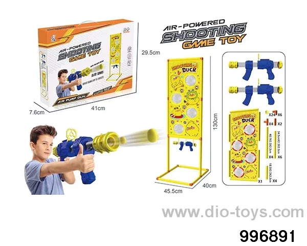 Double-air air gun 24 bullets+duck target in color box