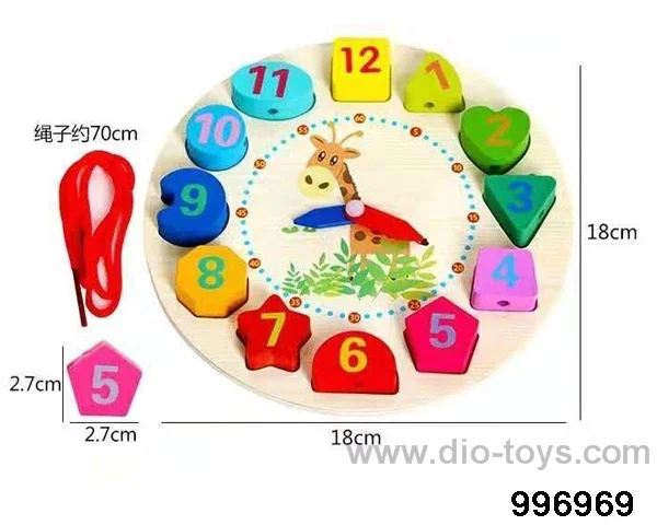 Deer threading clock
