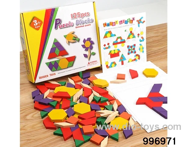 8346 125 pieces colorful assembly combination