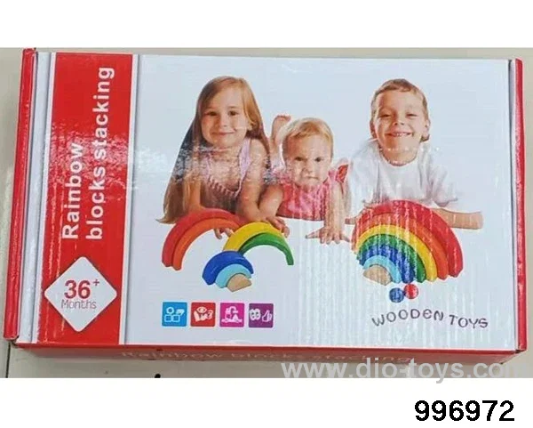 8847 Rainbow Building Blocks with Seven Colors