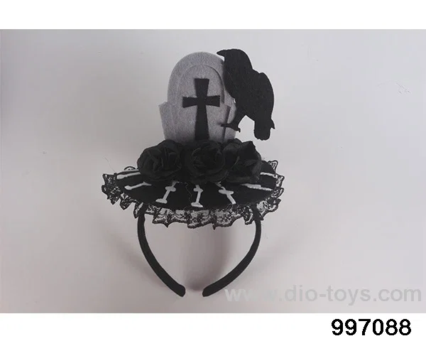 Halloween crow cross head buckle in opp bag