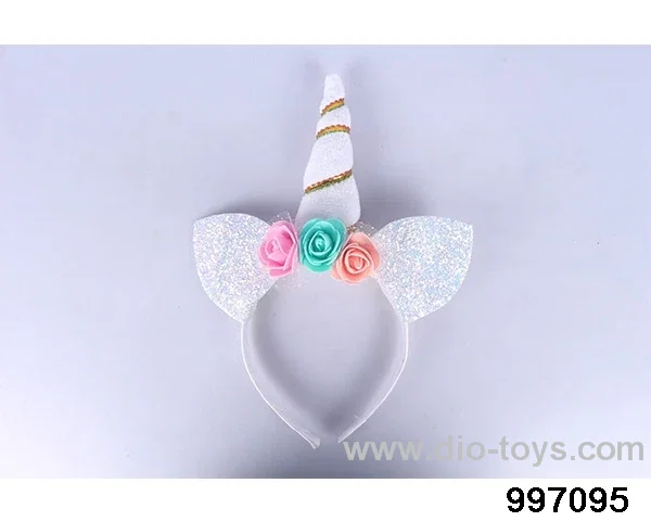 Flash unicorn head buckle in opp bag