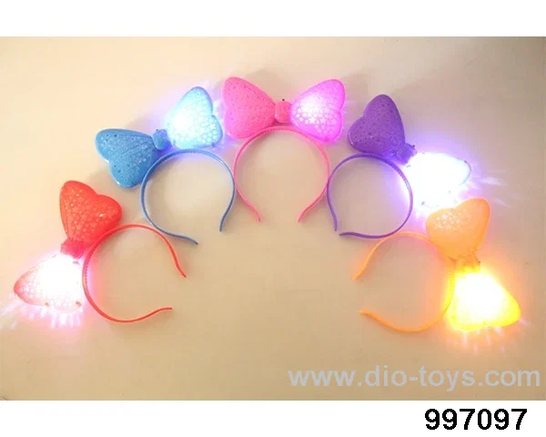Plastic flash bow buckle in opp bag