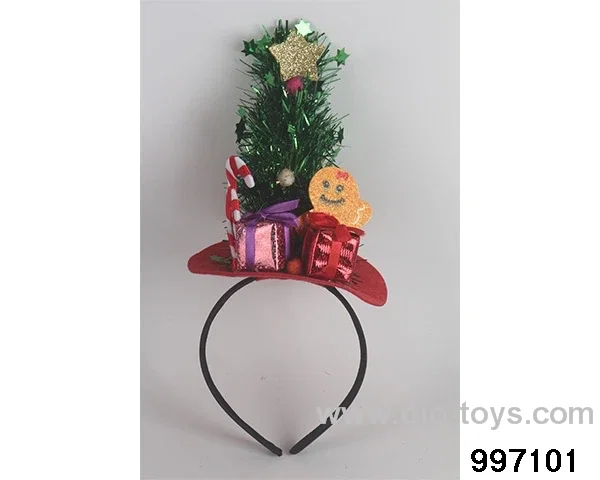 Christmas tree head buckle in opp bag