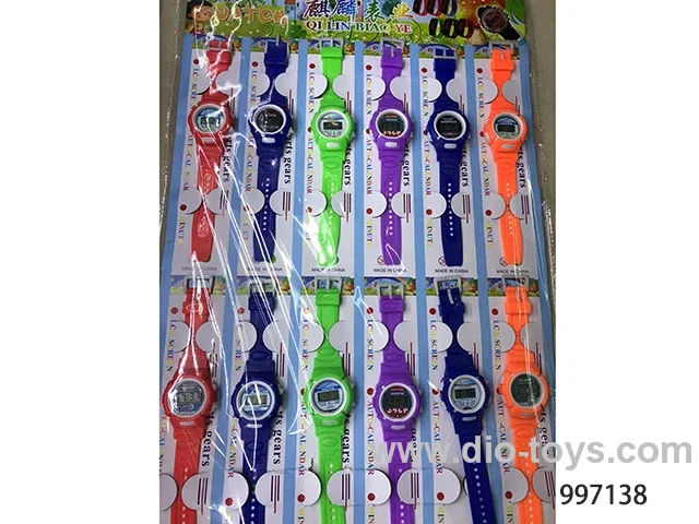12PCS watch in hang card