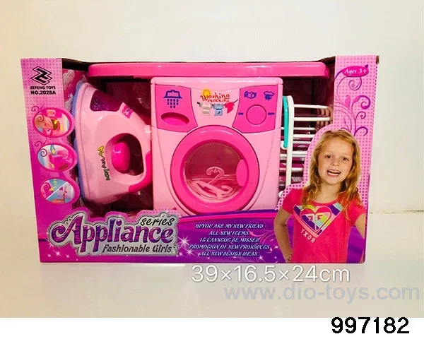 Electric water washing machine combination in display box