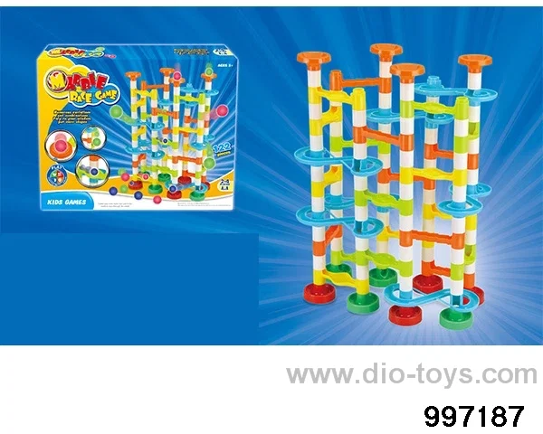 High-precision copyrighted track ball block (122pcs) in color box