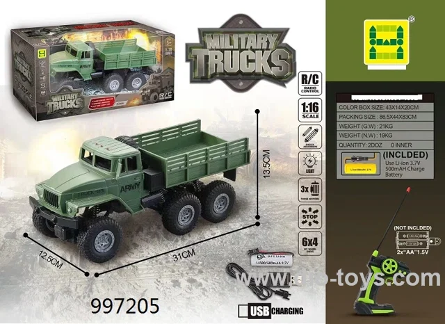1:16 RC 4CH truck in window box