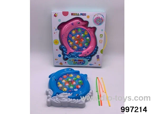 fishing toys set in window box
