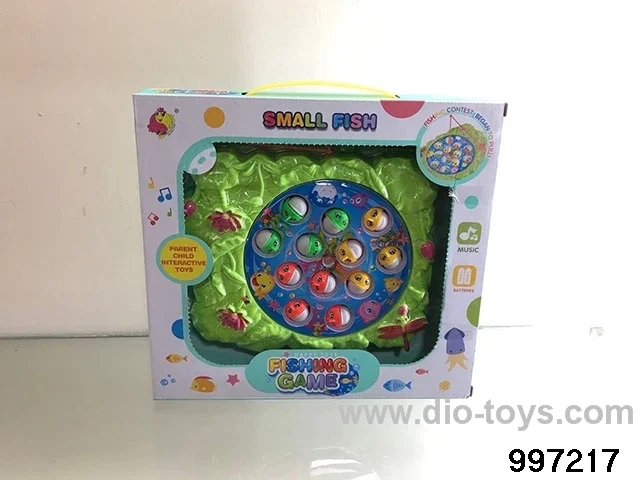 fishing toys set in window box