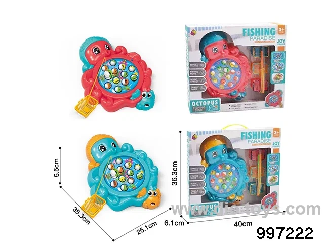 fishing toys set in window box