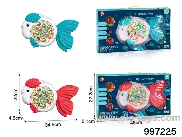 fishing toys set in window box