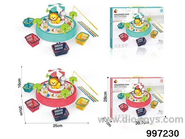 fishing toys set in color box