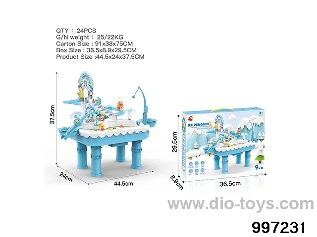 fishing toys set in color box